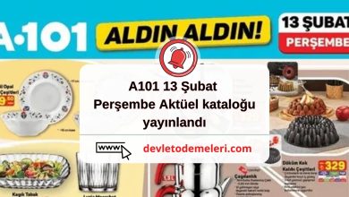 A101 13 Şubat Perşembe Aktüel kataloğu yayınlandı