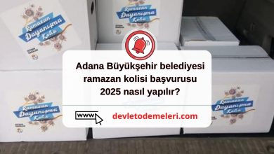 Adana büyükşehir belediyesi ramazan kolisi başvurusu 2025 nasıl yapılır?