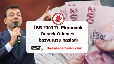 İBB 2000 TL Ekonomik Destek Ödemesi başvurusu başladı