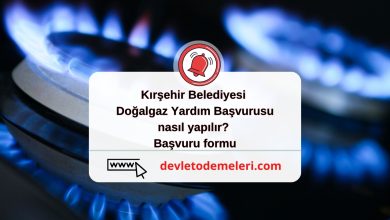 Kırşehir Belediyesi Doğalgaz Yardım Başvurusu nasıl yapılır? Başvuru formu