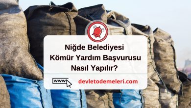 Niğde Belediyesi Kömür Yardım Başvurusu Nasıl Yapılır? Başvuru formu