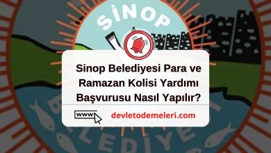 Sinop Belediyesi Para ve Ramazan Kolisi Yardımı Başvurusu Nasıl Yapılır?