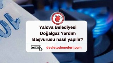 Yalova Belediyesi Doğalgaz Yardım Başvurusu