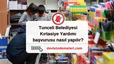 Tunceli Belediyesi Kırtasiye Yardımı başvurusu nasıl yapılır?